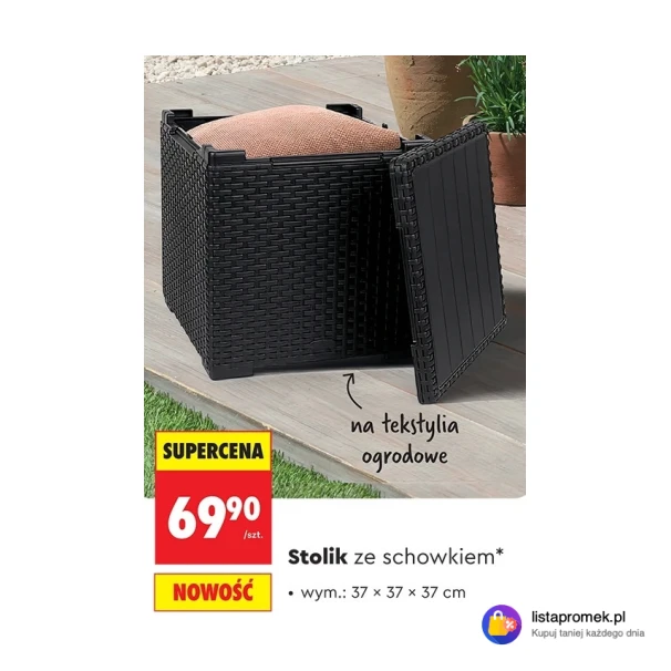 Stolik ze schowkiem