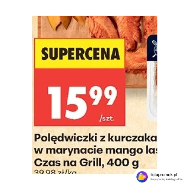 Polędwiczki z kurczaka w marynacie mango lassi