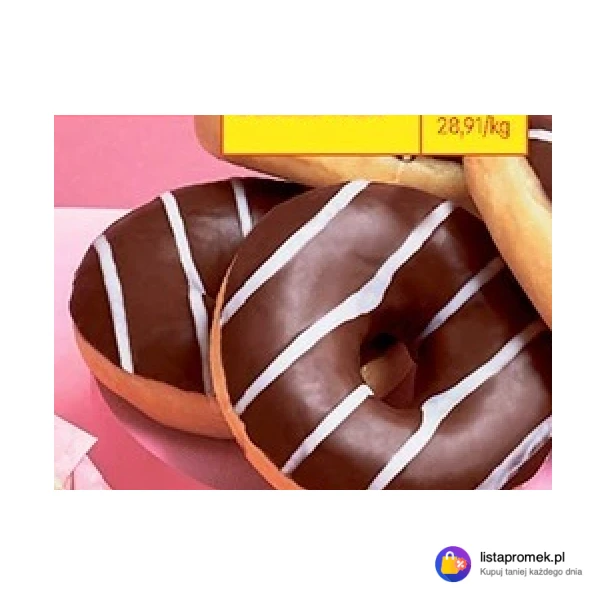 Donut z polewą kakaową