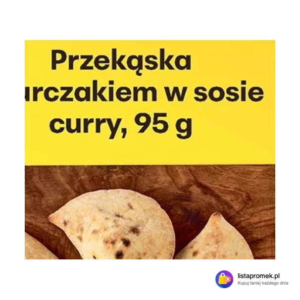 Przekąska z kurczakiem w sosie curry, 95 g