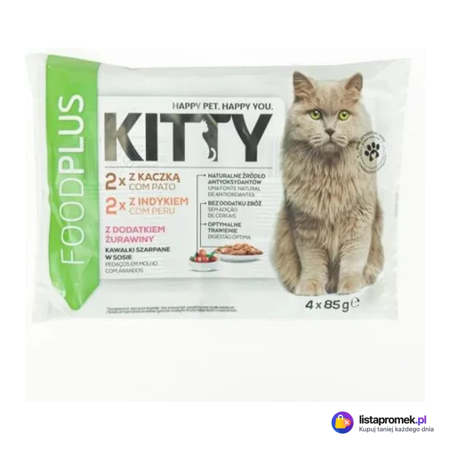 Karma dla kota Kitty Excellence, różne rodzaje