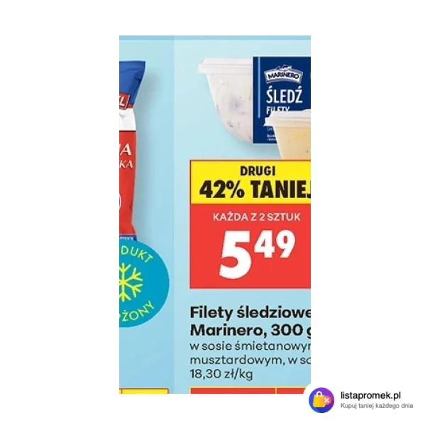 Filety śledziowe w sosie Marinero, 300 g