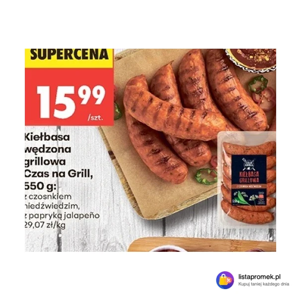 Kiełbasa wędzona grillowa