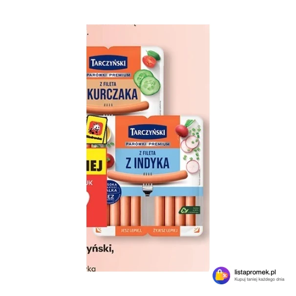 Parówki z fileta Tarczyński, 160 g/180 g