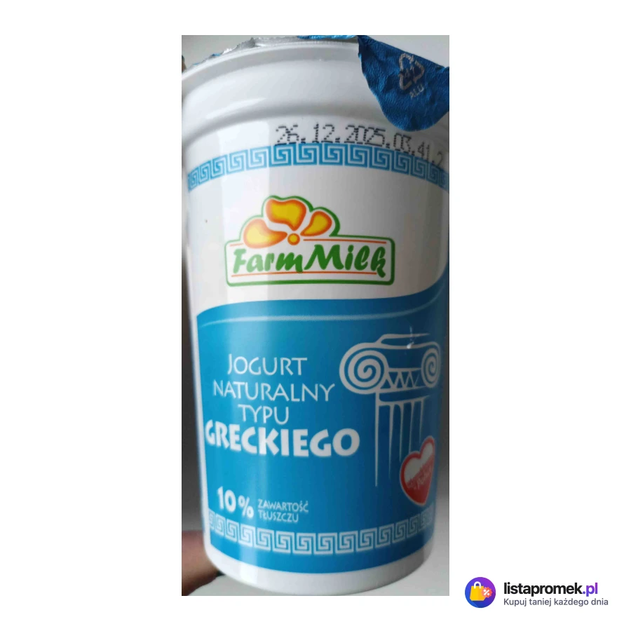 Jogurt naturalny typu greckiego