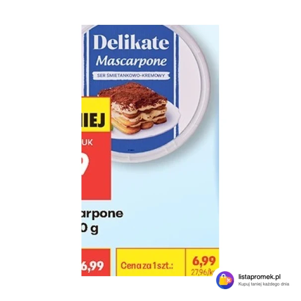 Serek Mascarpone Delikate, 250 g