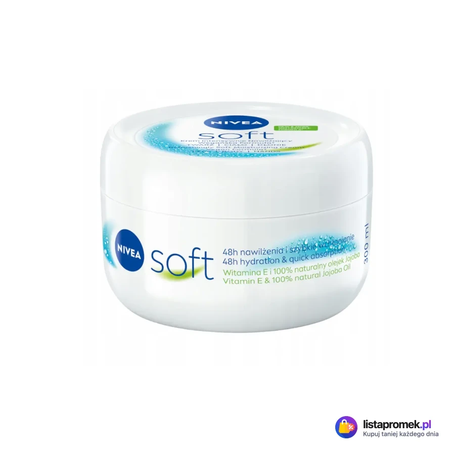 Intensywnie nawilżający krem do twarzy i ciała NIVEA Soft