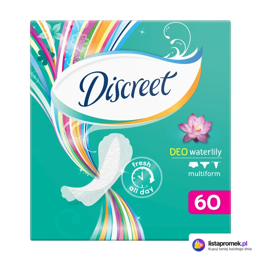 Wkładki higieniczne Discreet, różne rodzaje