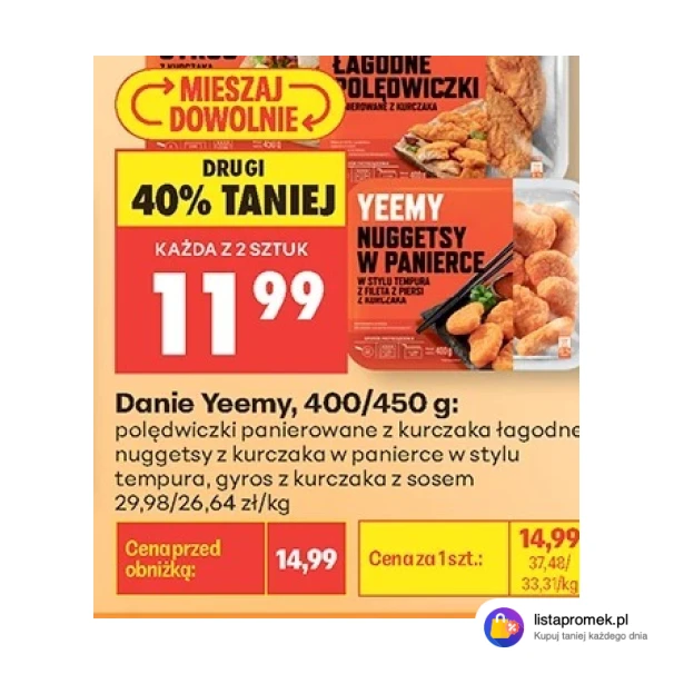 Danie Yeemy, 400/450 g