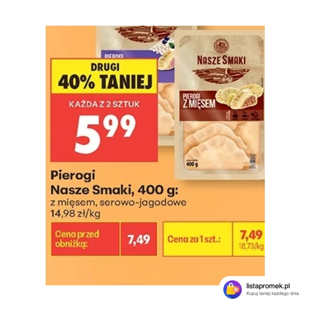 Pierogi Nasze Smaki, 400 g