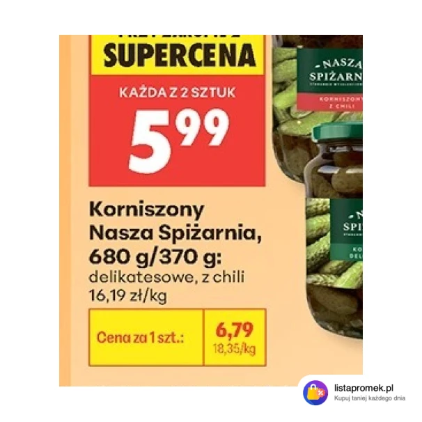 Korniszony Nasza Spiżarnia