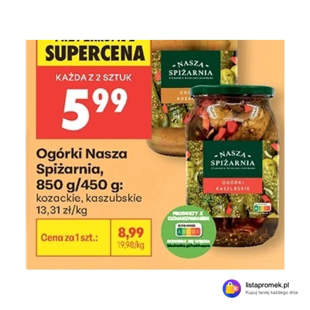 Ogórki Nasza Spiżarnia