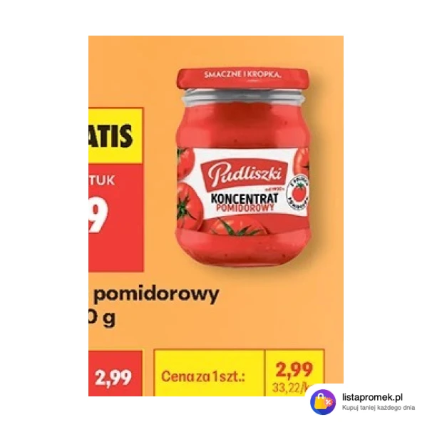 Koncentrat pomidorowy Pudliszki