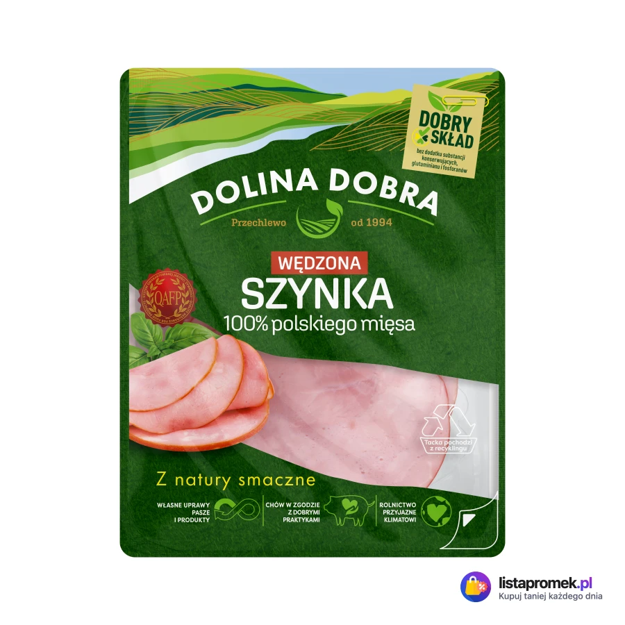 Szynka 100% mięsa wędzona, Dobrusie, szyneczka 100% mięsa