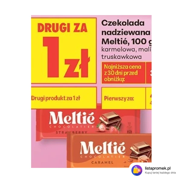 Czekolada nadziewana Meltié, 100 g