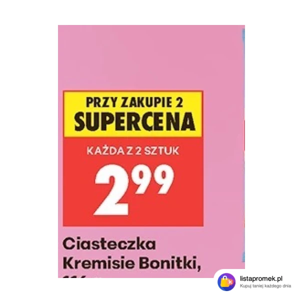 Ciasteczka Kremisie Bonitki, 116 g