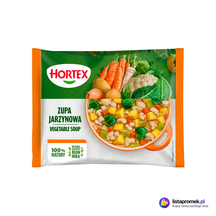Zupa, mrożone warzywa