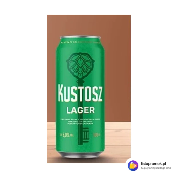 Piwo jasne pełne Kustosz