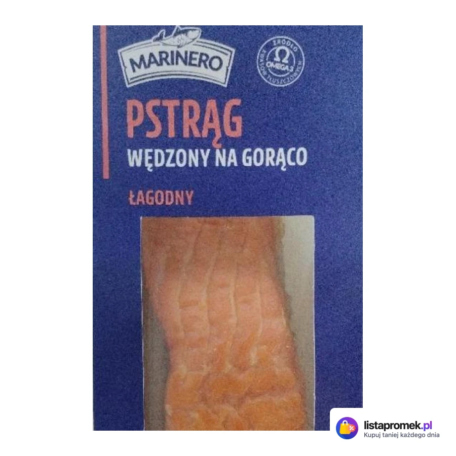 Pstrąg wędzony na gorąco, łagodny, z pieprzem