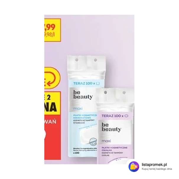 Płatki kosmetyczne Be Beauty, 100 szt.
