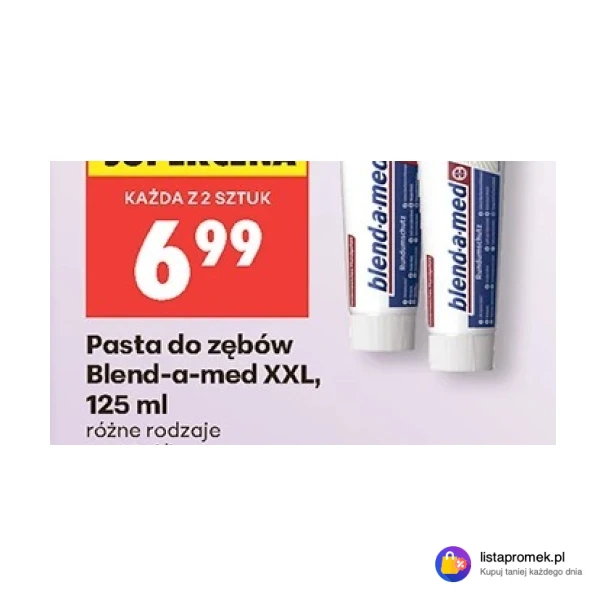 Pasta do zębów Blend-a-med XXL, 125 ml