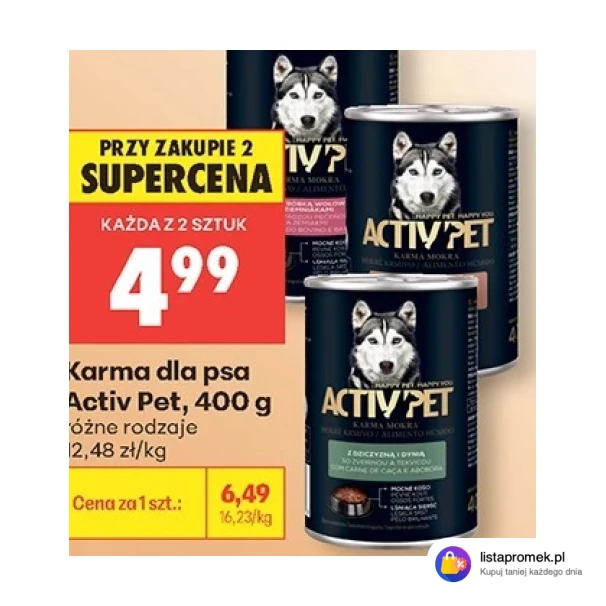 Karma dla psa Activ Pet, 400 g