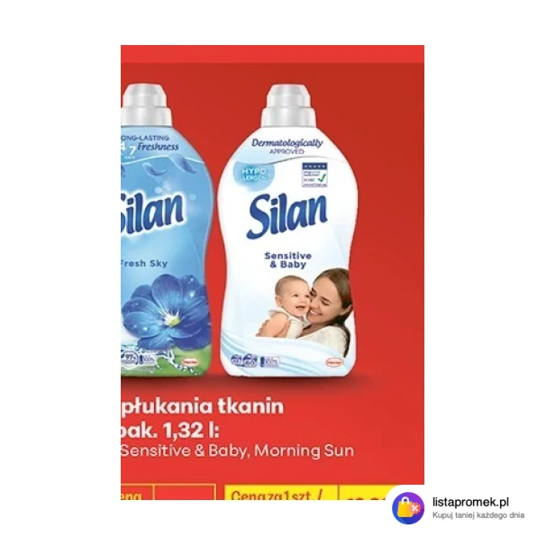 Płyn do płukania tkanin Silan, opak. 1,32 l