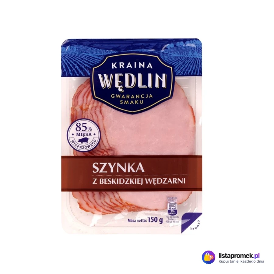 Schab lub szynka z Beskidzkiej Wędzeni Kraina Wędlin