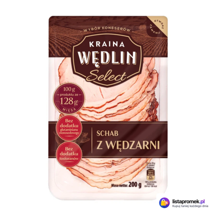 Szynka z Wędzarni lub Schab z Wędzarni Kraina Wędlin Select