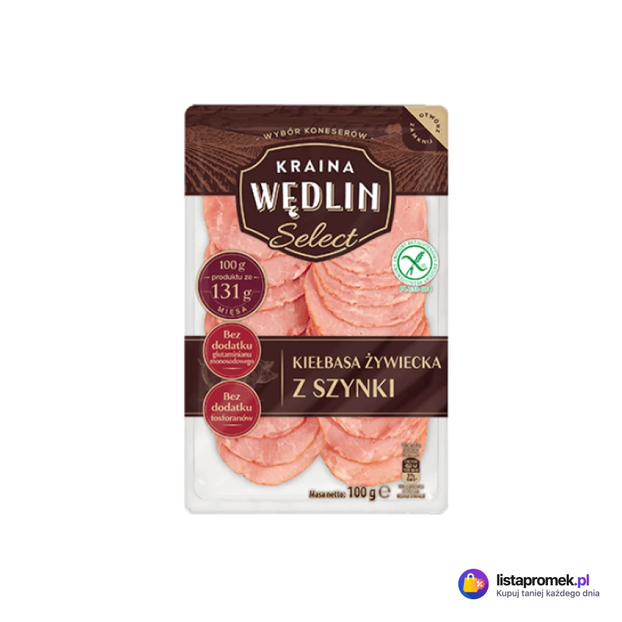 Kiełbasa żywiecka z szynki Kraina Wędlin Select