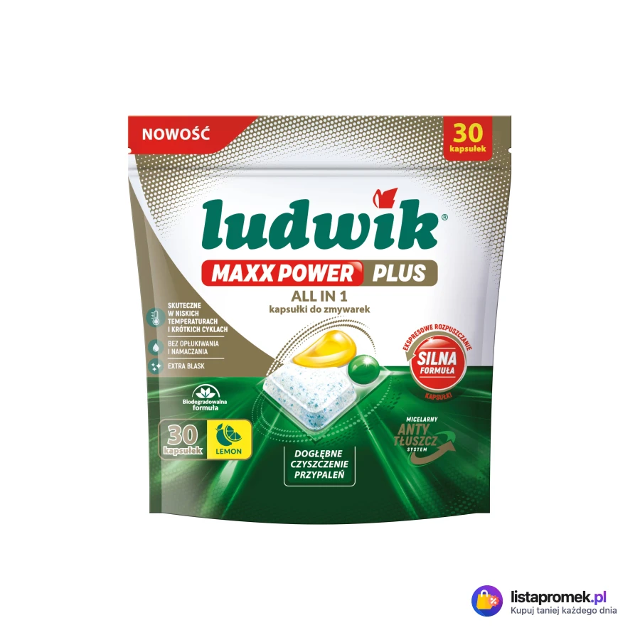 Kapsułki do zmywarki Maxx Power Plus cytrynowe