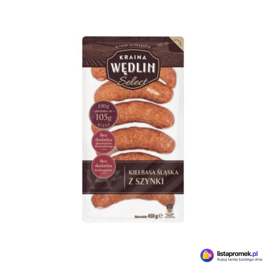 Kiełbasa śląska z szynki Kraina Wędlin Select