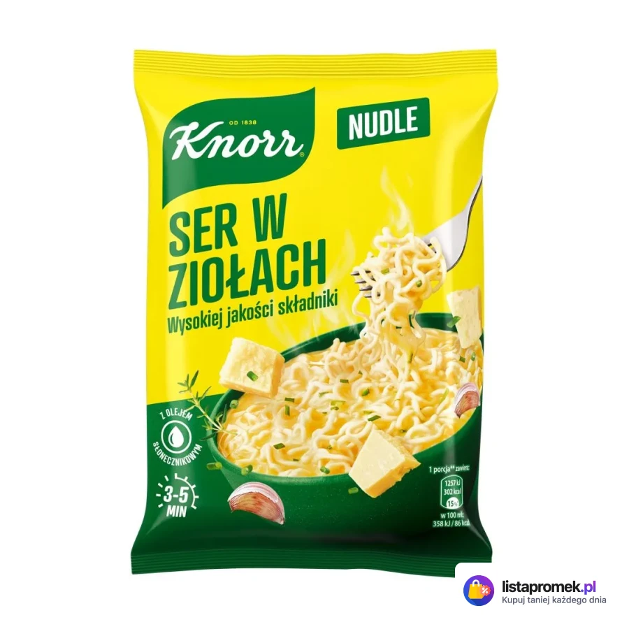 Zupa błyskawiczna nudle, różne rodzaje