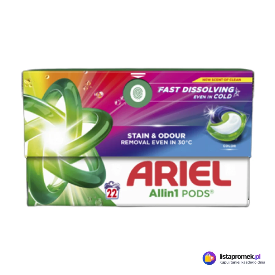 Kapsułki do prania Ariel All in One Pods, różne rodzaje