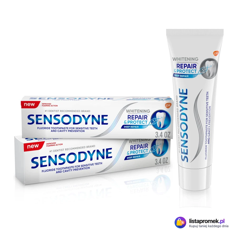 Pasta do zębów Sensodyne, różne rodzaje