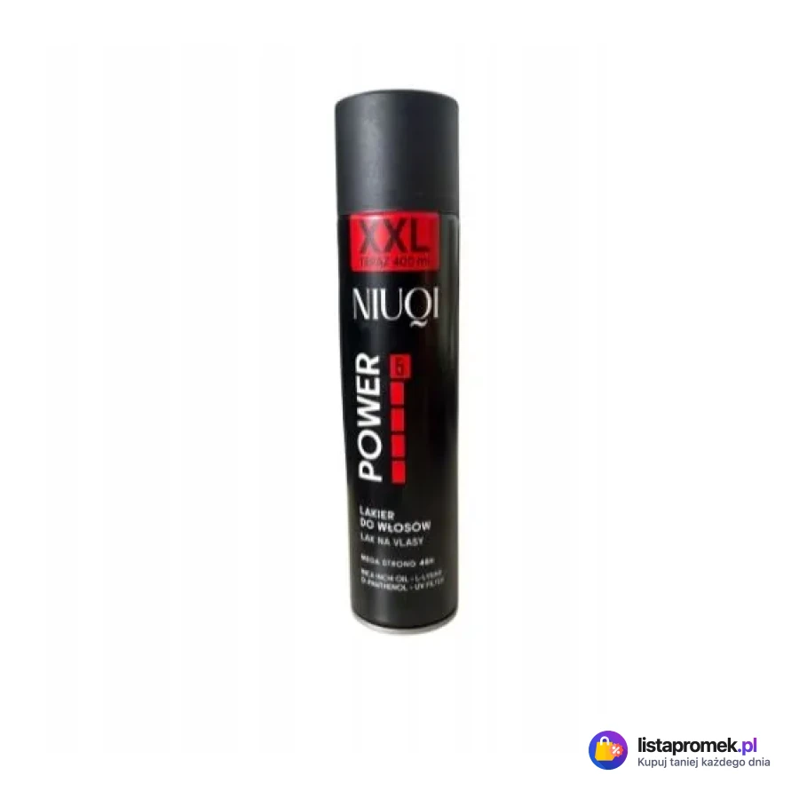 Lakier do włosów NIUQI, 400 ml, różne rodzaje