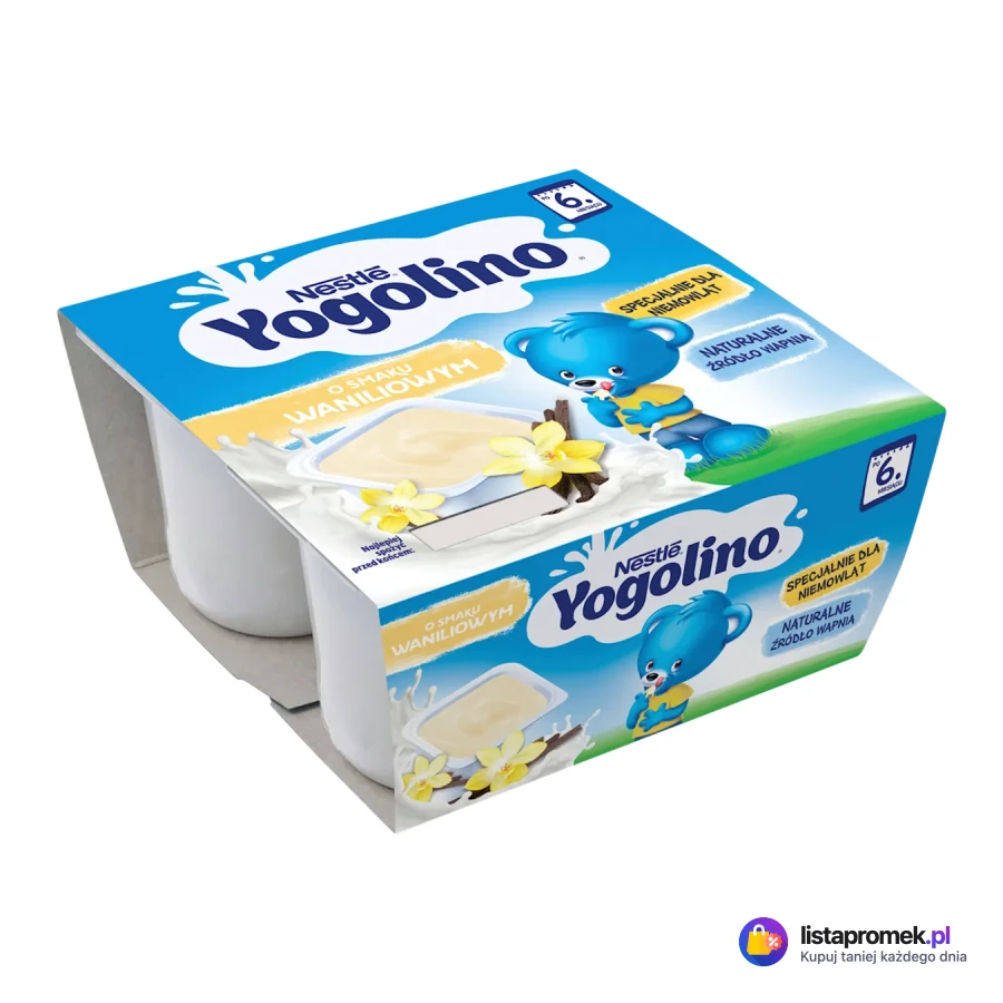 Mleczny Deserek lub Yogolino, różne rodzaje