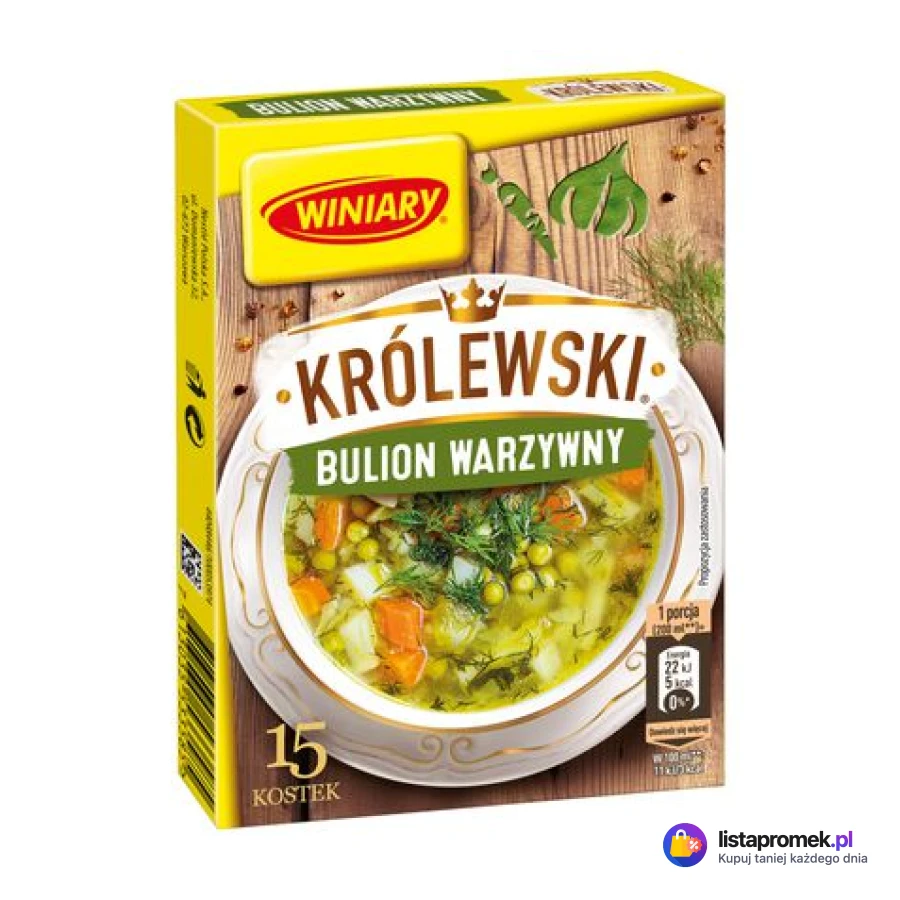 Kostki bulionowe Królewski, różne rodzaje