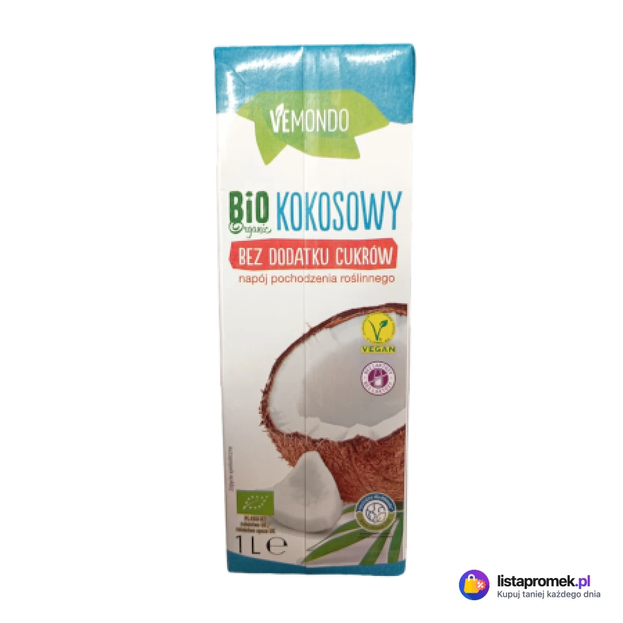 BIO Napój kokosowy bez dodatku cukrów