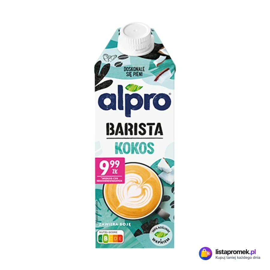 Napój roślinny Barista (kokos, owies lub migdał)