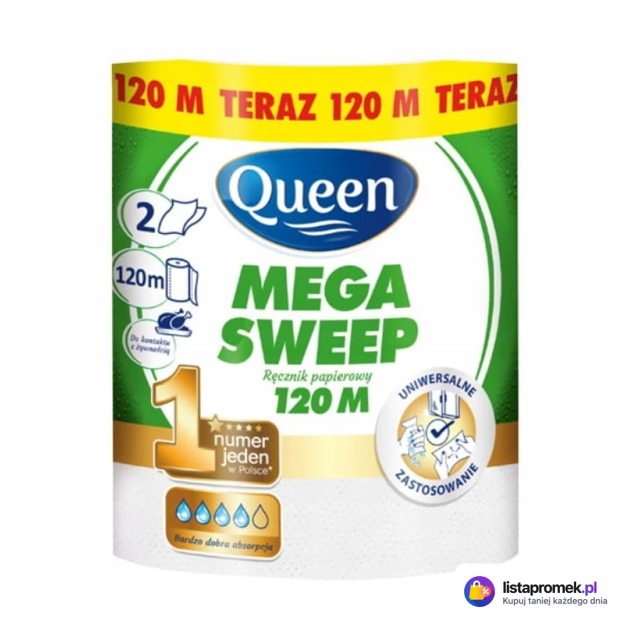 Ręcznik papierowy Mega Sweep, 120 m