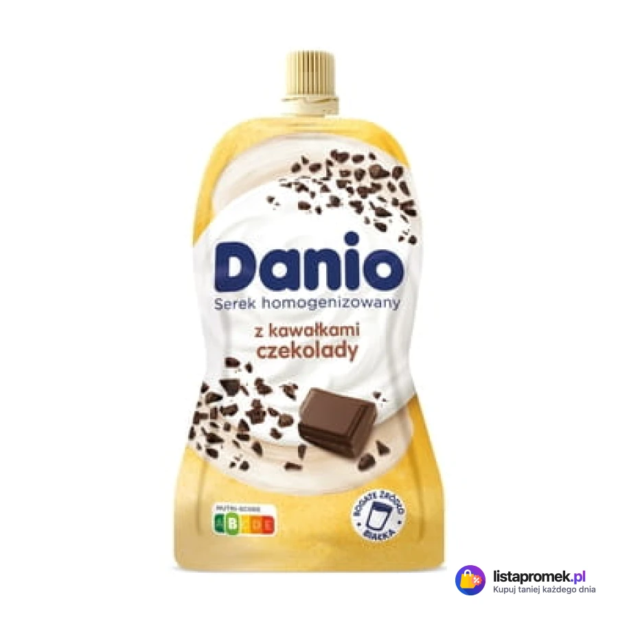 Danio, serek w saszetce, różne rodzaje