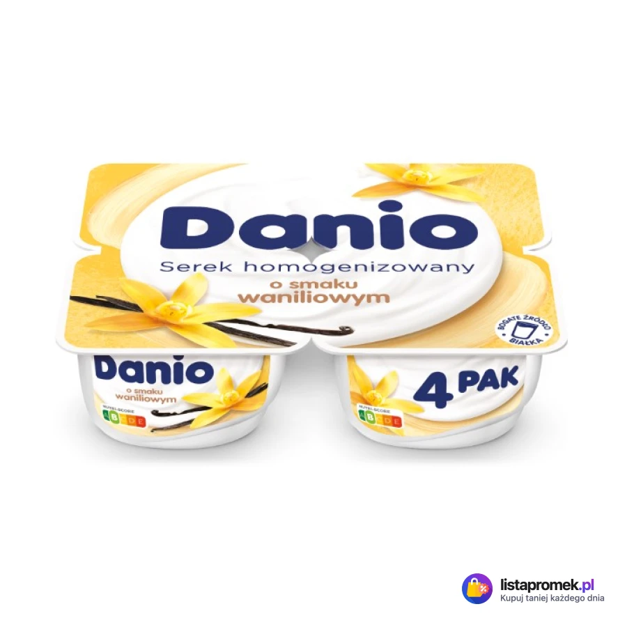 Danio, serek homogenizowany o smaku waniliowym