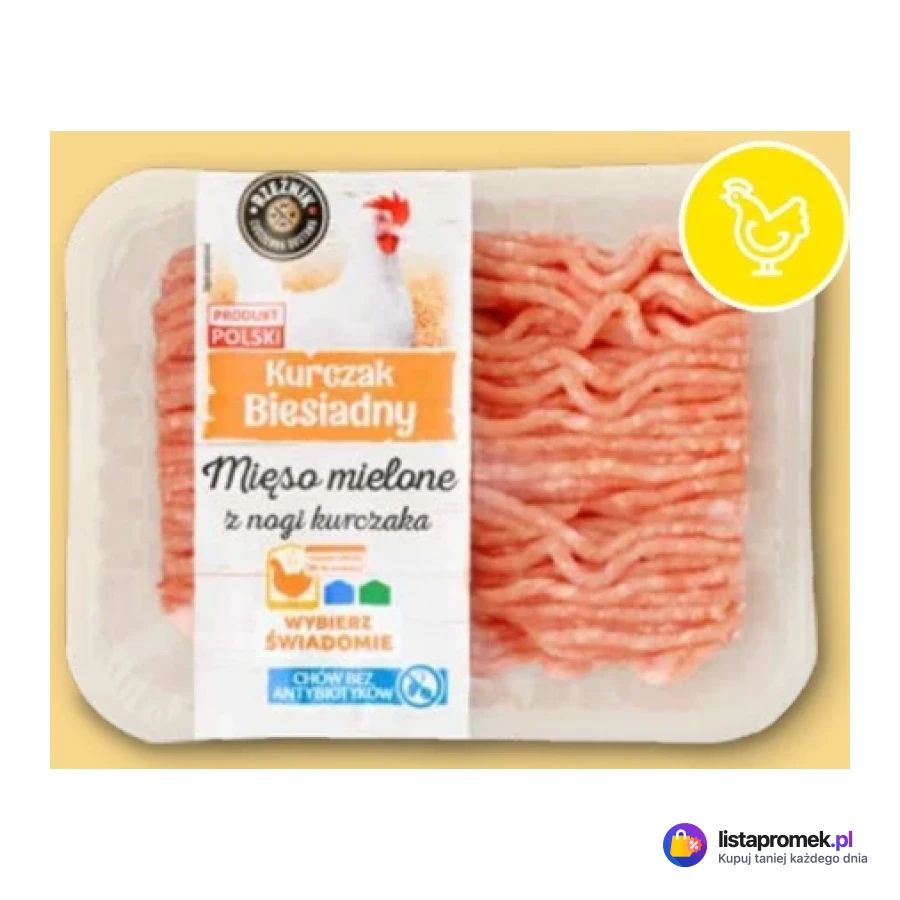 Polski kurczak Biesiadny, z chowu bez antybiotyków – mięso mielone