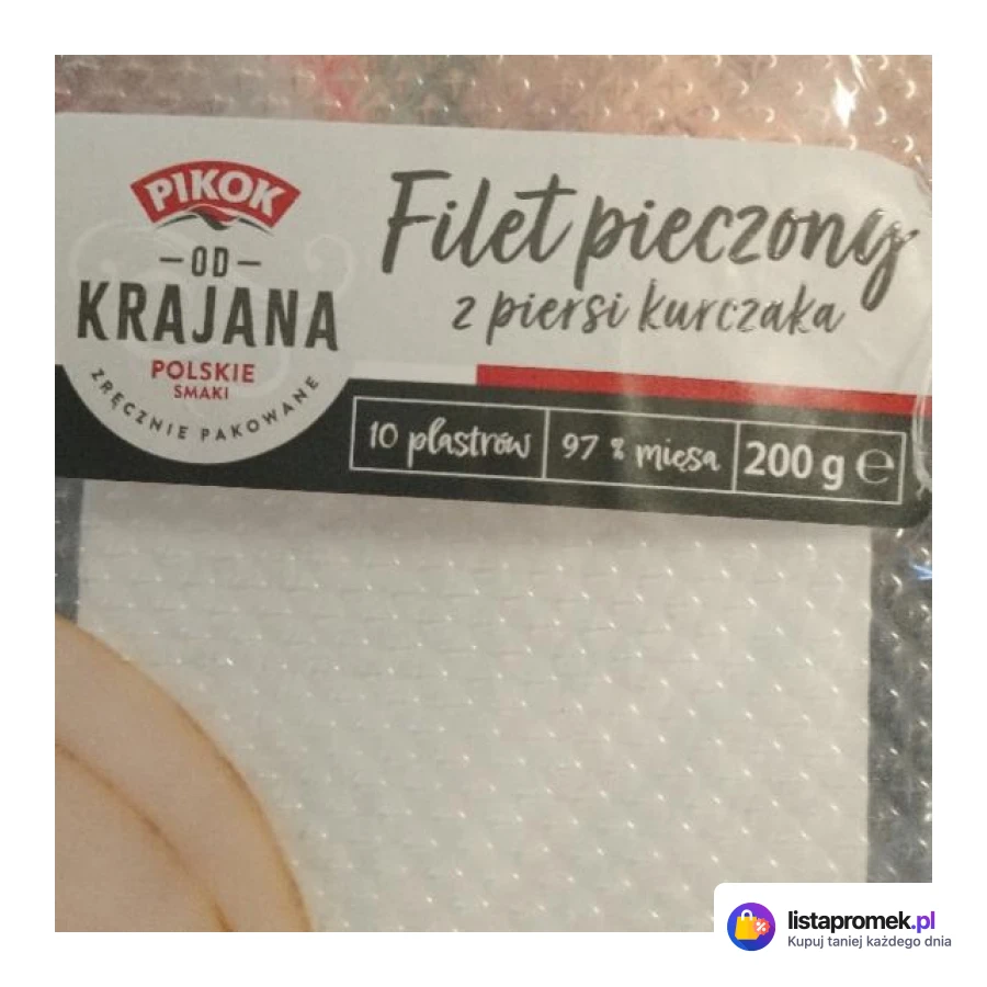 Filet pieczony z piersi kurczaka