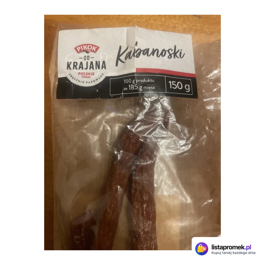 Kabanosy w jelicie baranim
