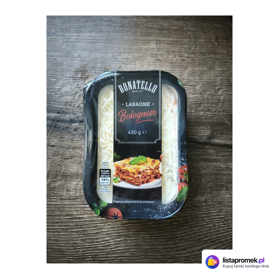 Lasagne Donatello: z kurczakiem, bolognese