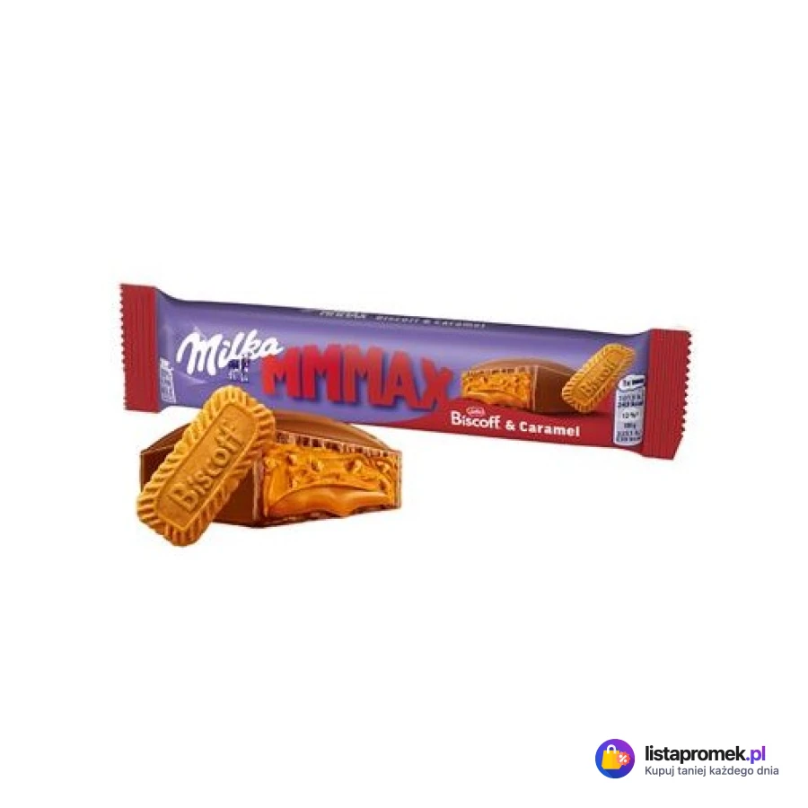 Baton Mmmax peanut caramel lub biscoff & caramel