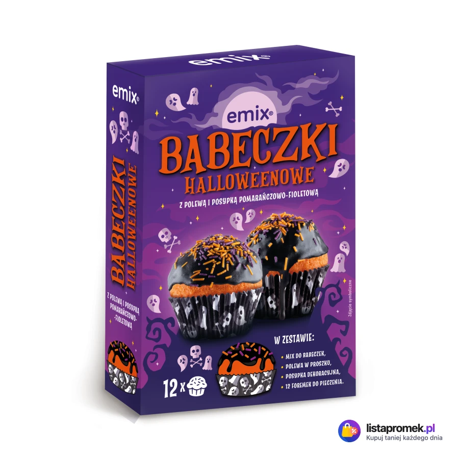 Mieszanka do wypieków, babeczki o smaku gumy balonowej, miniciasteczka lub brownie