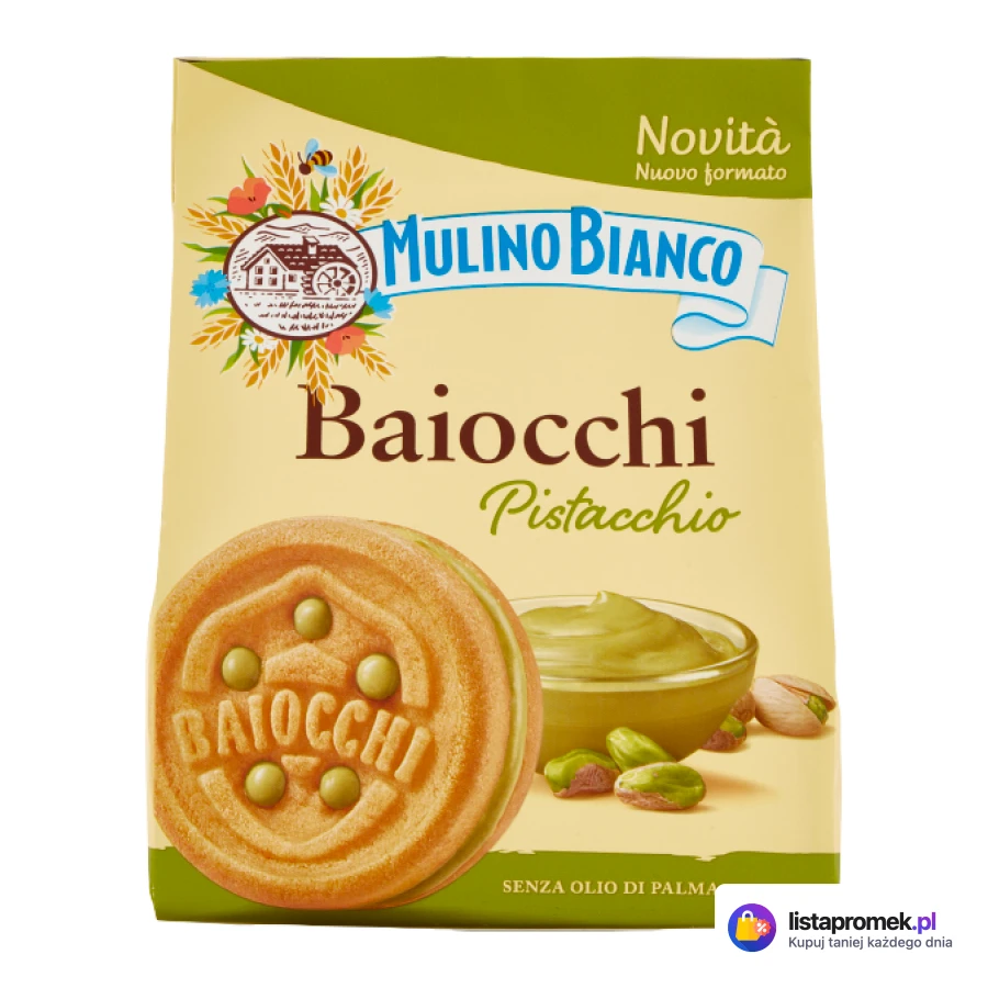 Ciastka Baiocchi pistacjowe lub klasyczne